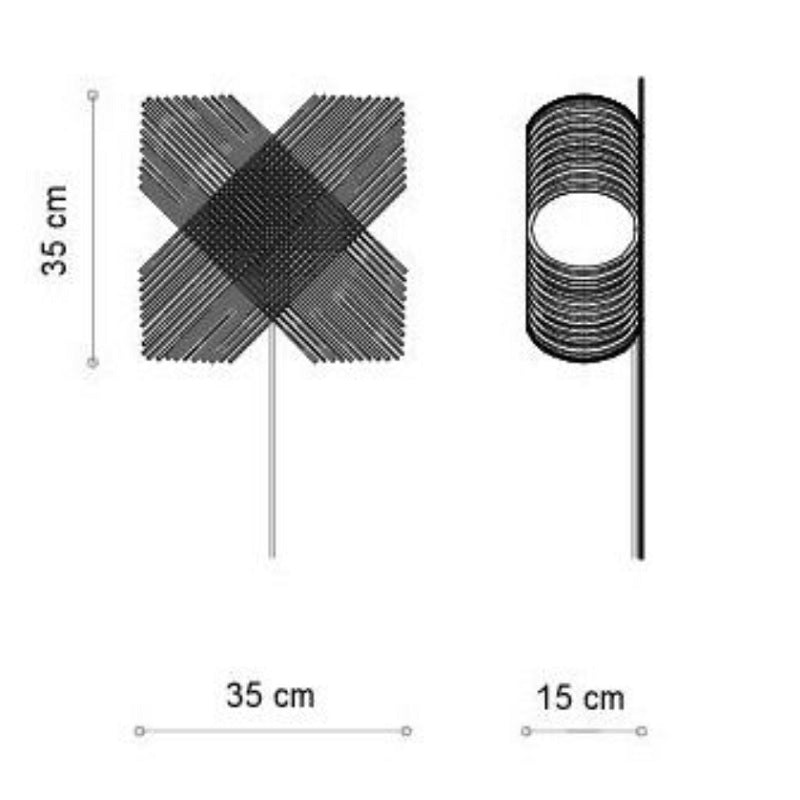 No.39 wandlamp Ovals by Alex Groot Jebbink