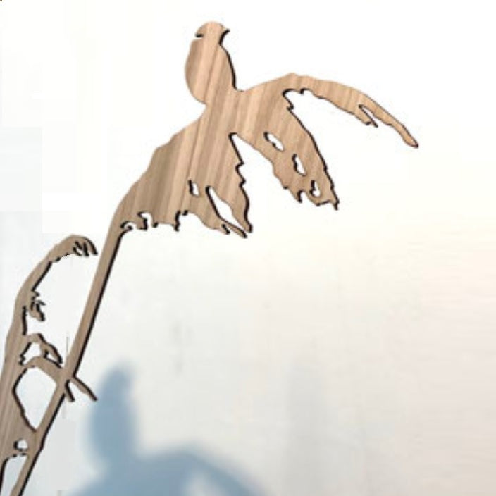 Reed Branch With Bird I Rietstengel Met Vogel