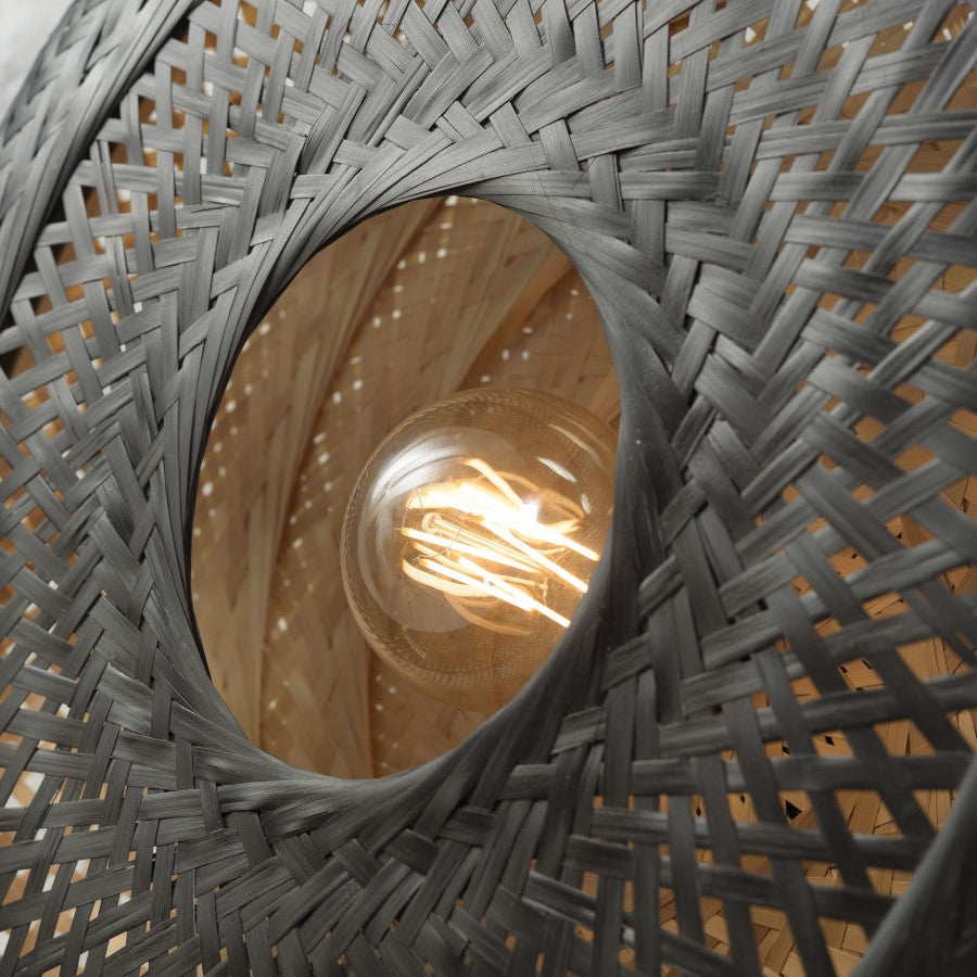 Palawan - Wandlamp - 40cm naturel_zwart M