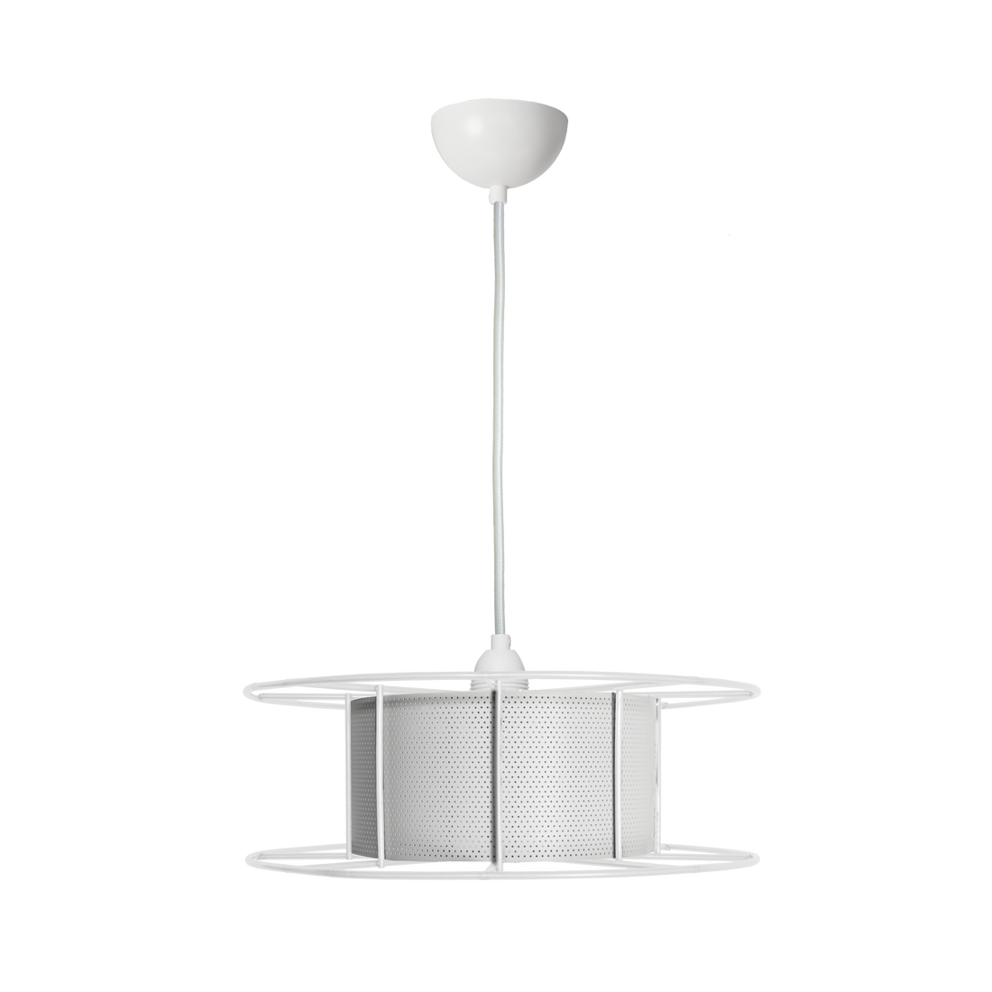 Hanglamp SPOOL Wit met Skin Wit
