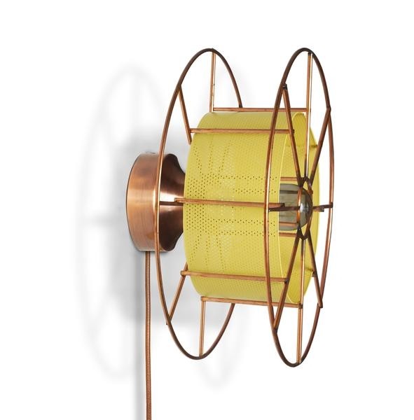 Wandlamp SPOOL Classic Gele Skin