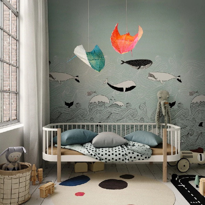 Stingray Origami Lamp
