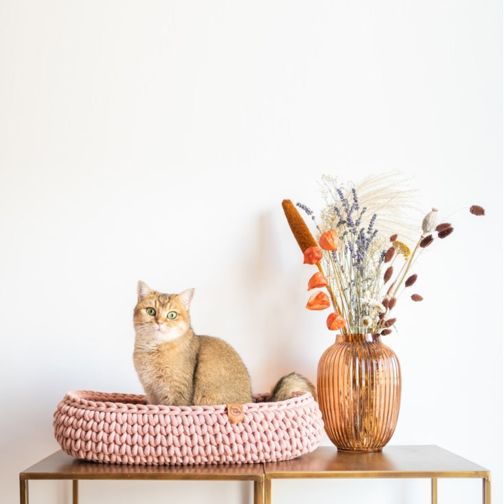 Sunny Basket - Kattenmand Blush