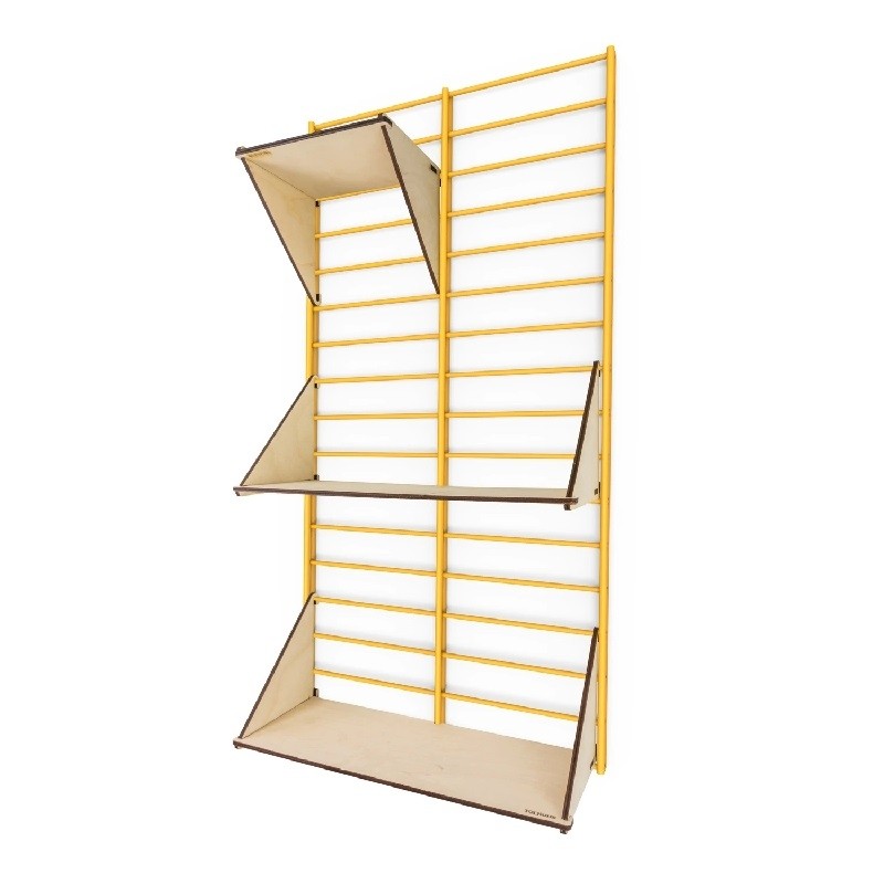 Wandrek FENCY pakket "S" laser hout (80x40 cm)