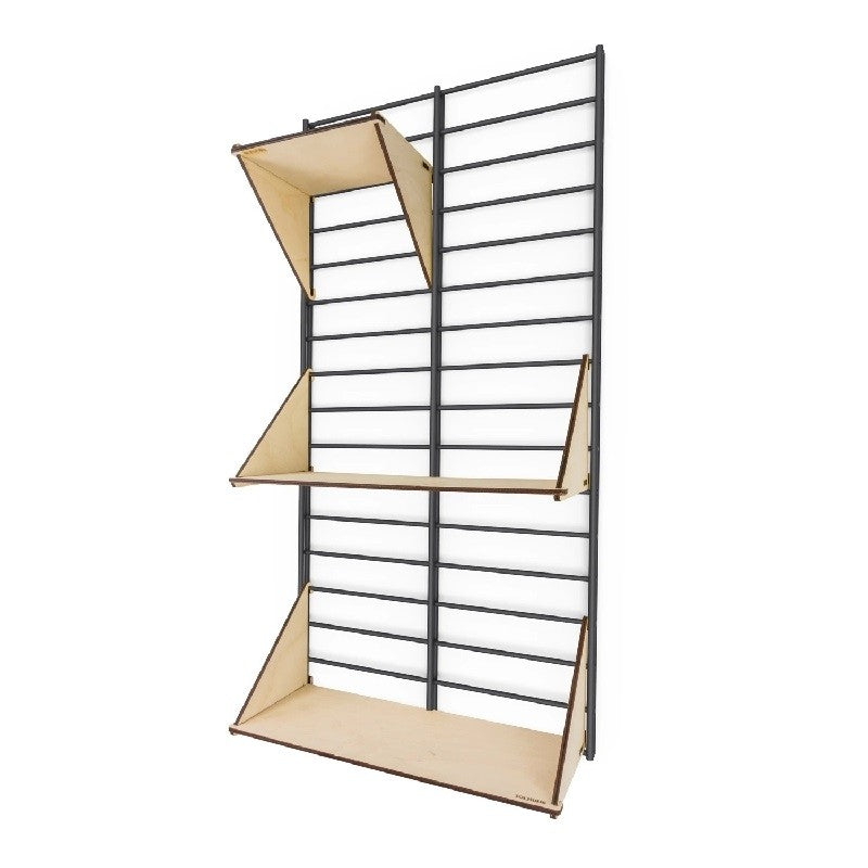 Wandrek FENCY pakket "S" laser hout (80x40 cm)