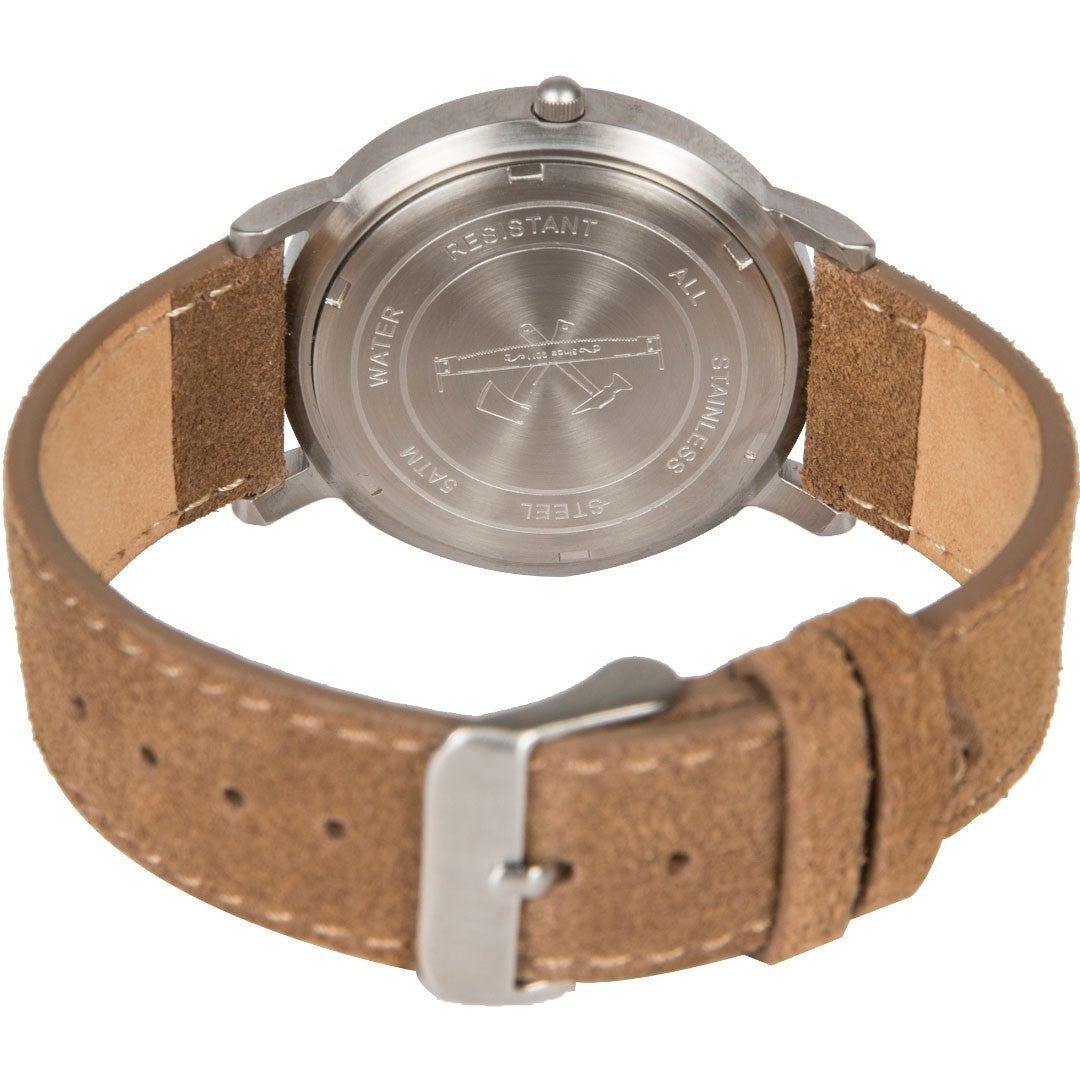 Jordaan – Suède Zebrano Horloge 39mm