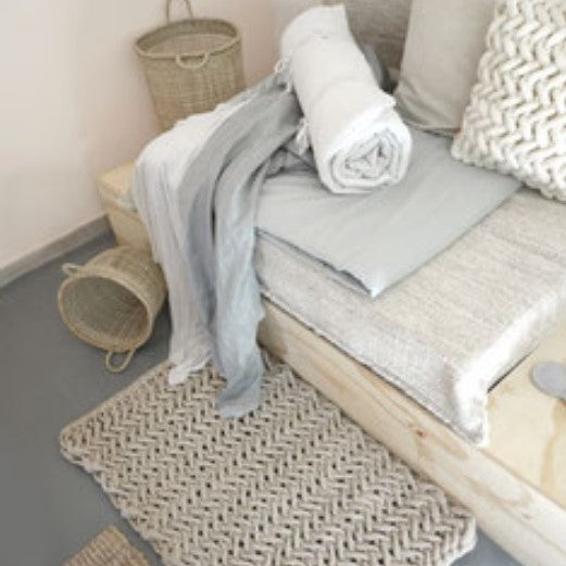 Badmat Fishbone 80 x 60 cm