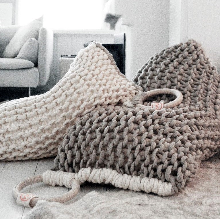 Gebreide zitzak medium