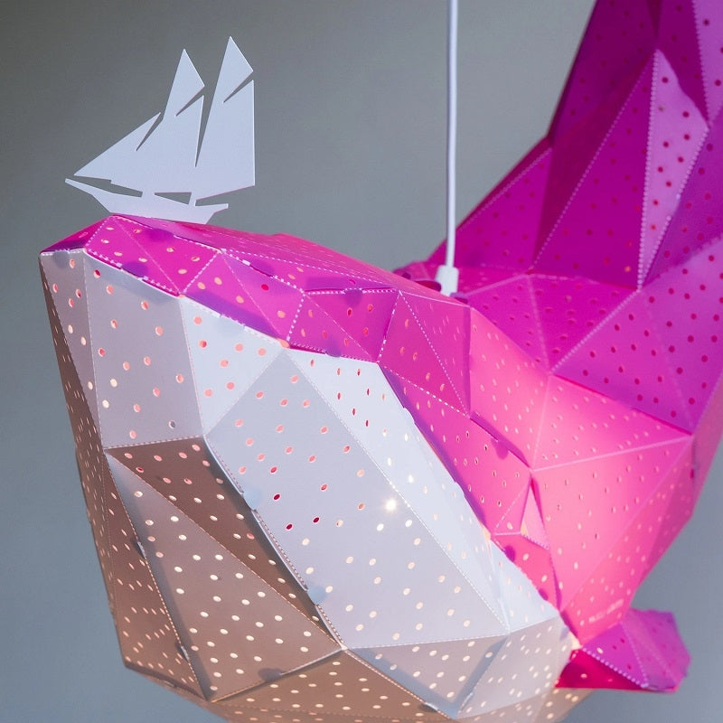 Reusachtig Walvis Lamp Roze