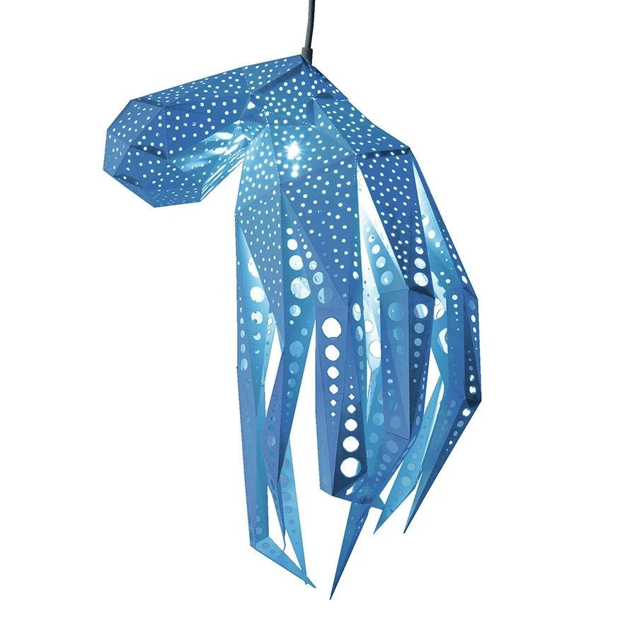 Octopus Paper Lantern Blauw