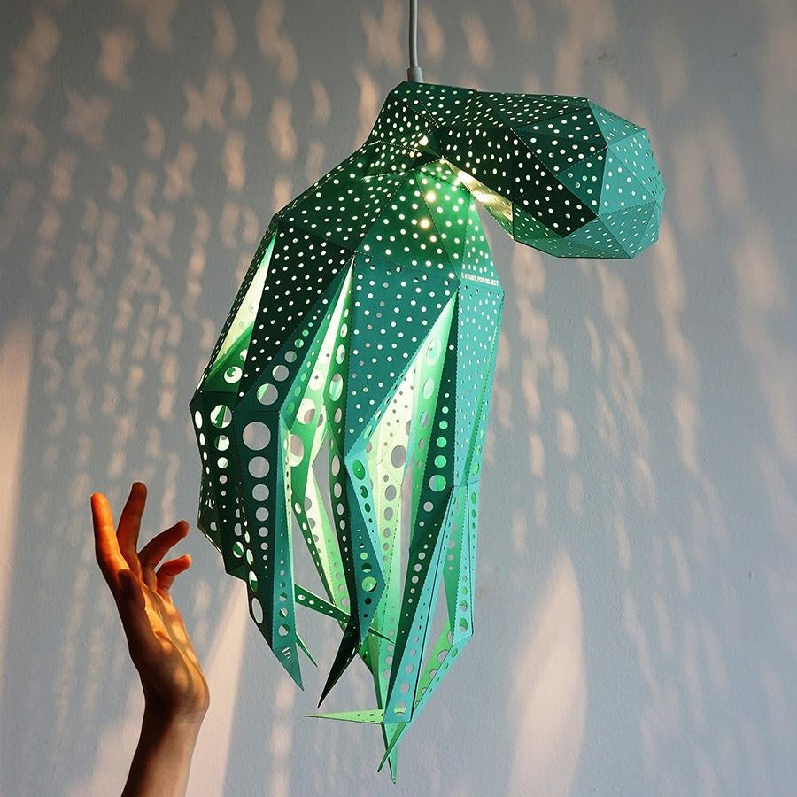 Octopus Paper Lantern Mint