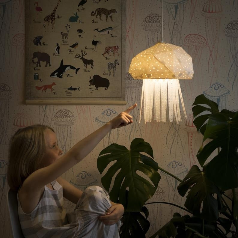 Baby Medusa Origami Lamp