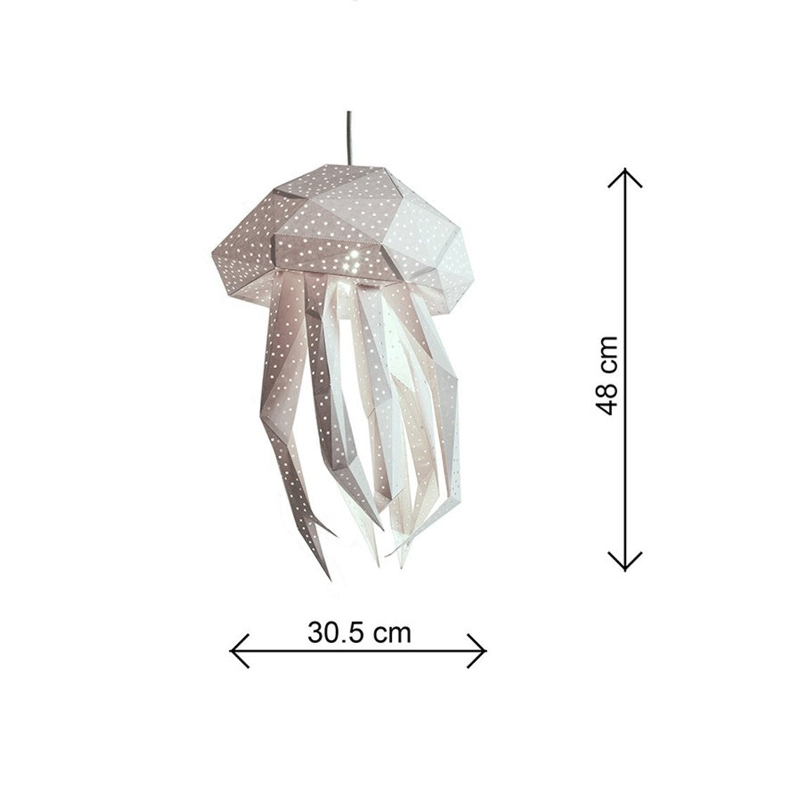 Jellyfish Paper Lantern Wit