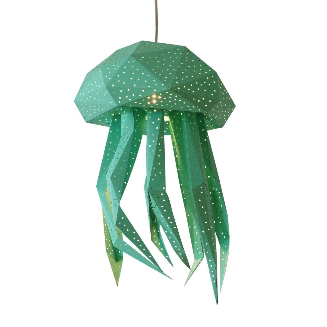 Jellyfish Paper Lantern Mint