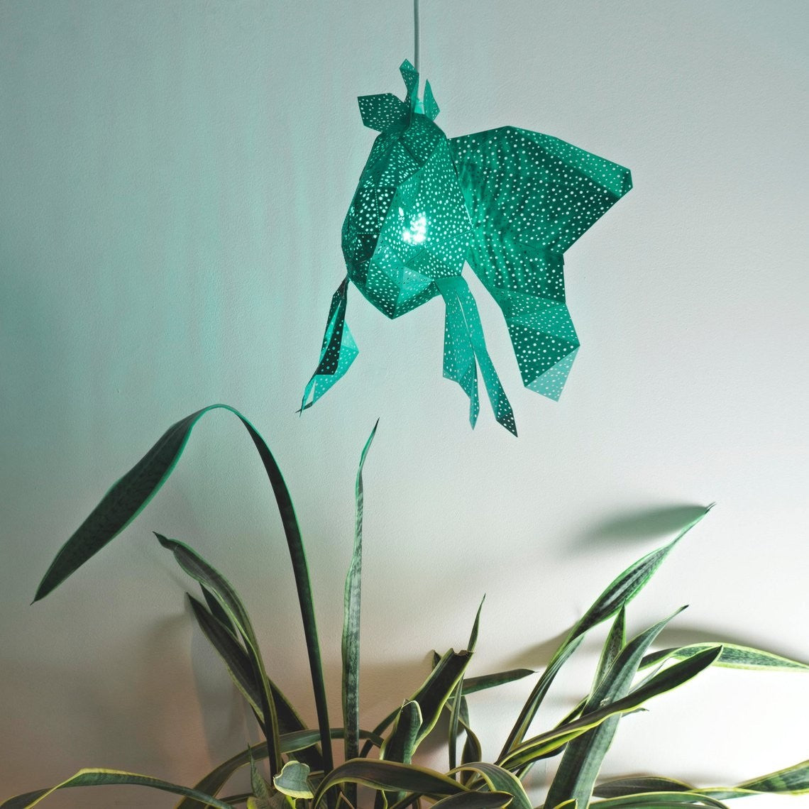 Fish Paper Lantern Mint