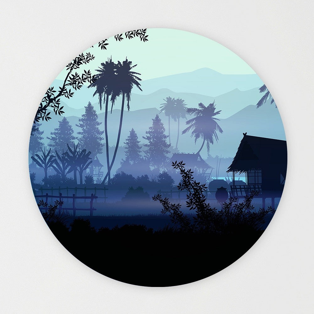 Wandcirkel - Jungle View