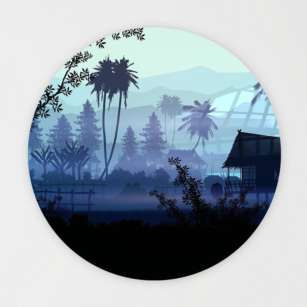 Wandcirkel - Jungle View