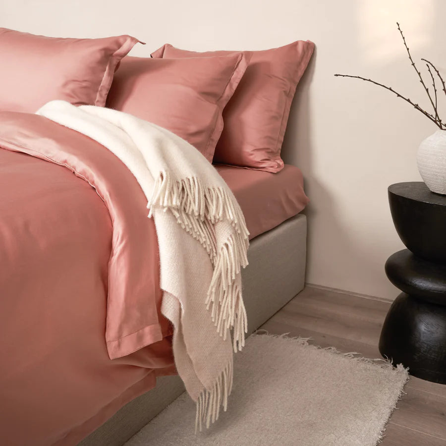 Tencel kussensloop terra roze