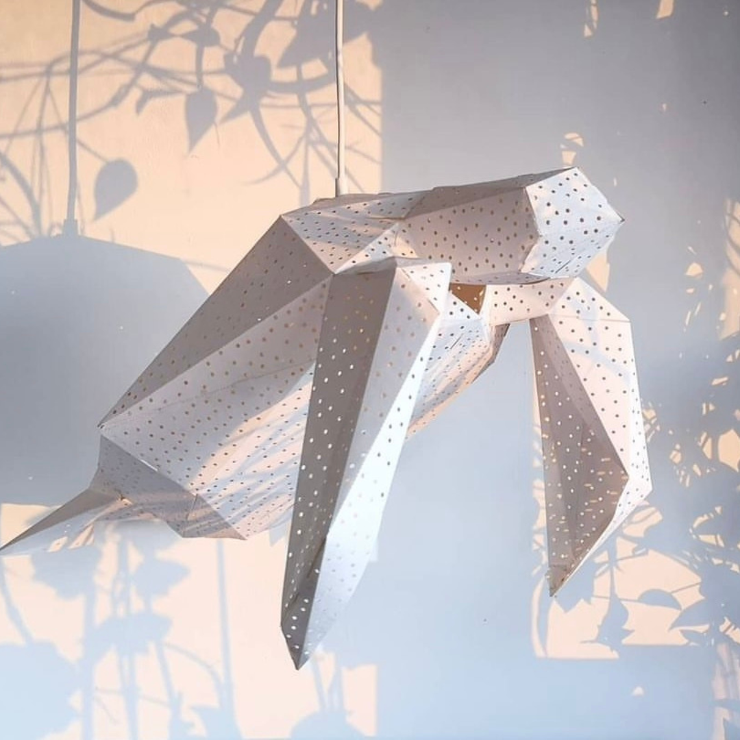 Giant Sea Turtle Origami Lamp