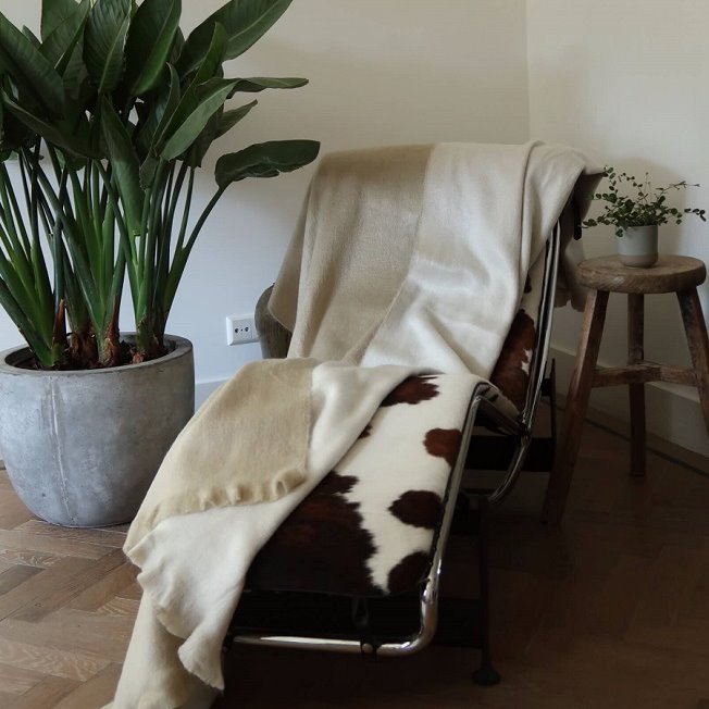 Double Plaid Beige &amp; White