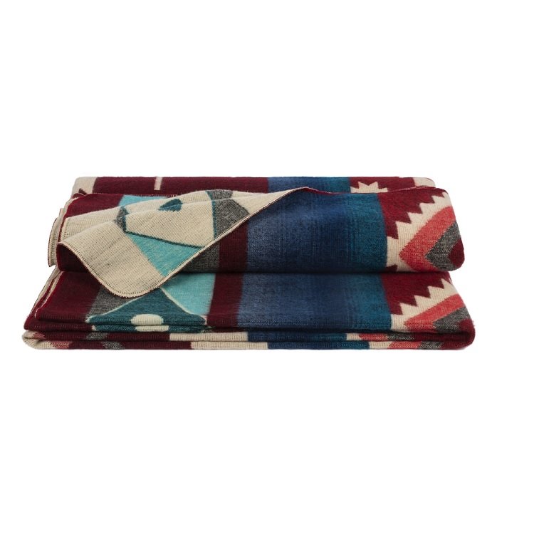 Plaid Native Wine Red