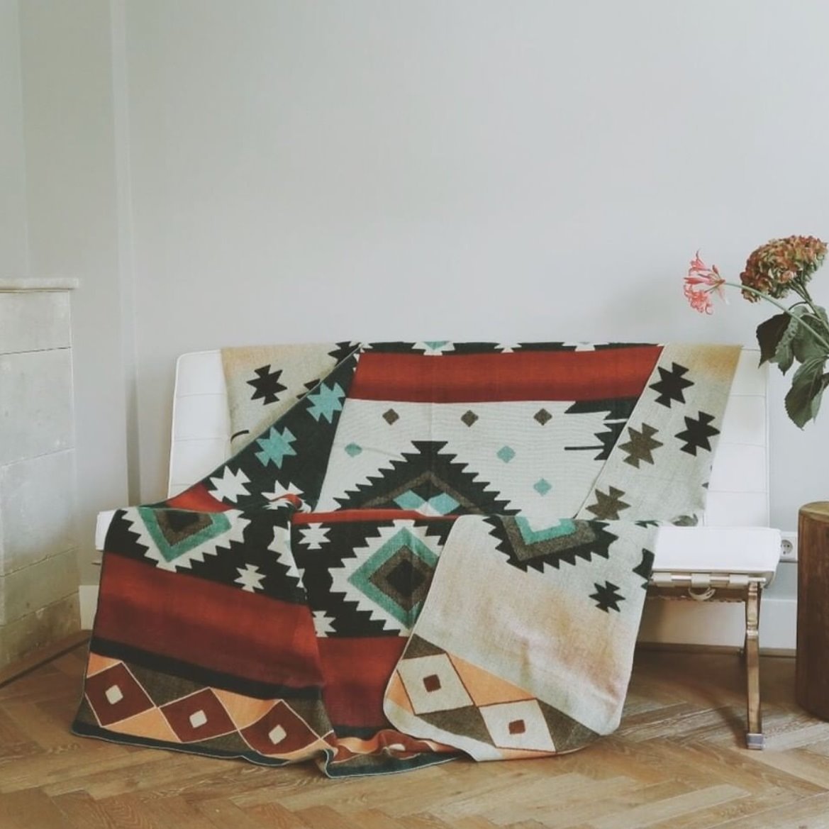 Plaid Native Wine Red