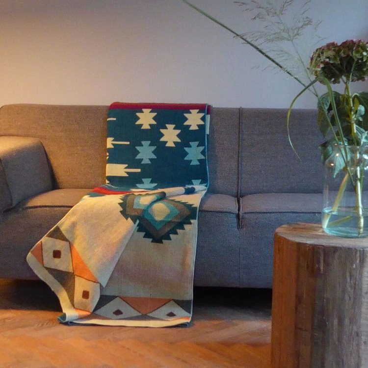 Plaid Native Turquoise