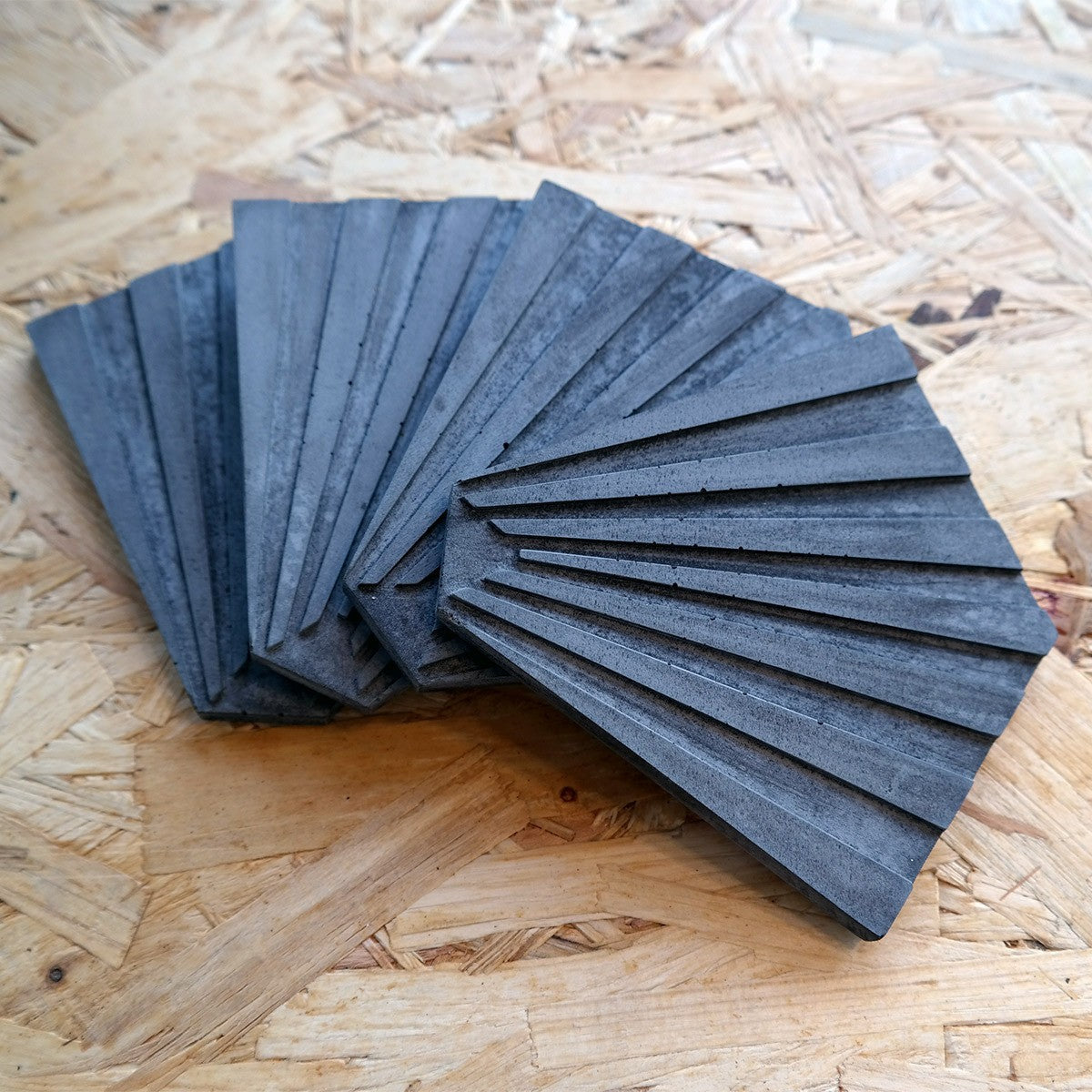 Modi betonnen onderzetters antraciet