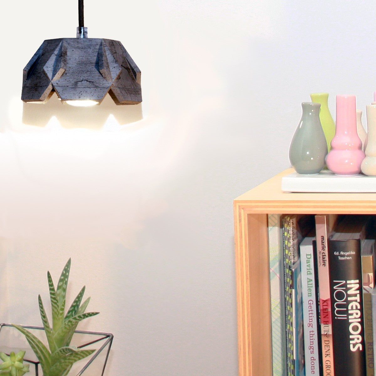 Jill Betonnen Hanglamp sneeuwwit