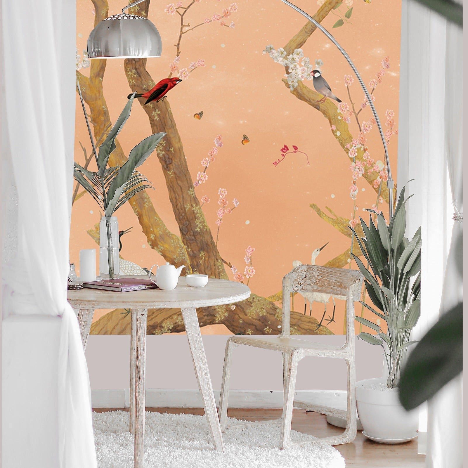 Behangpaneel 80*100 cm Mystic Garden Mandarin