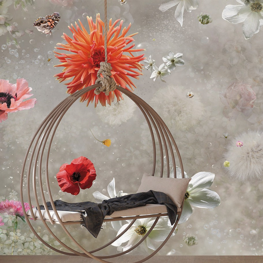 Behang Misty Poppy I Ecotex