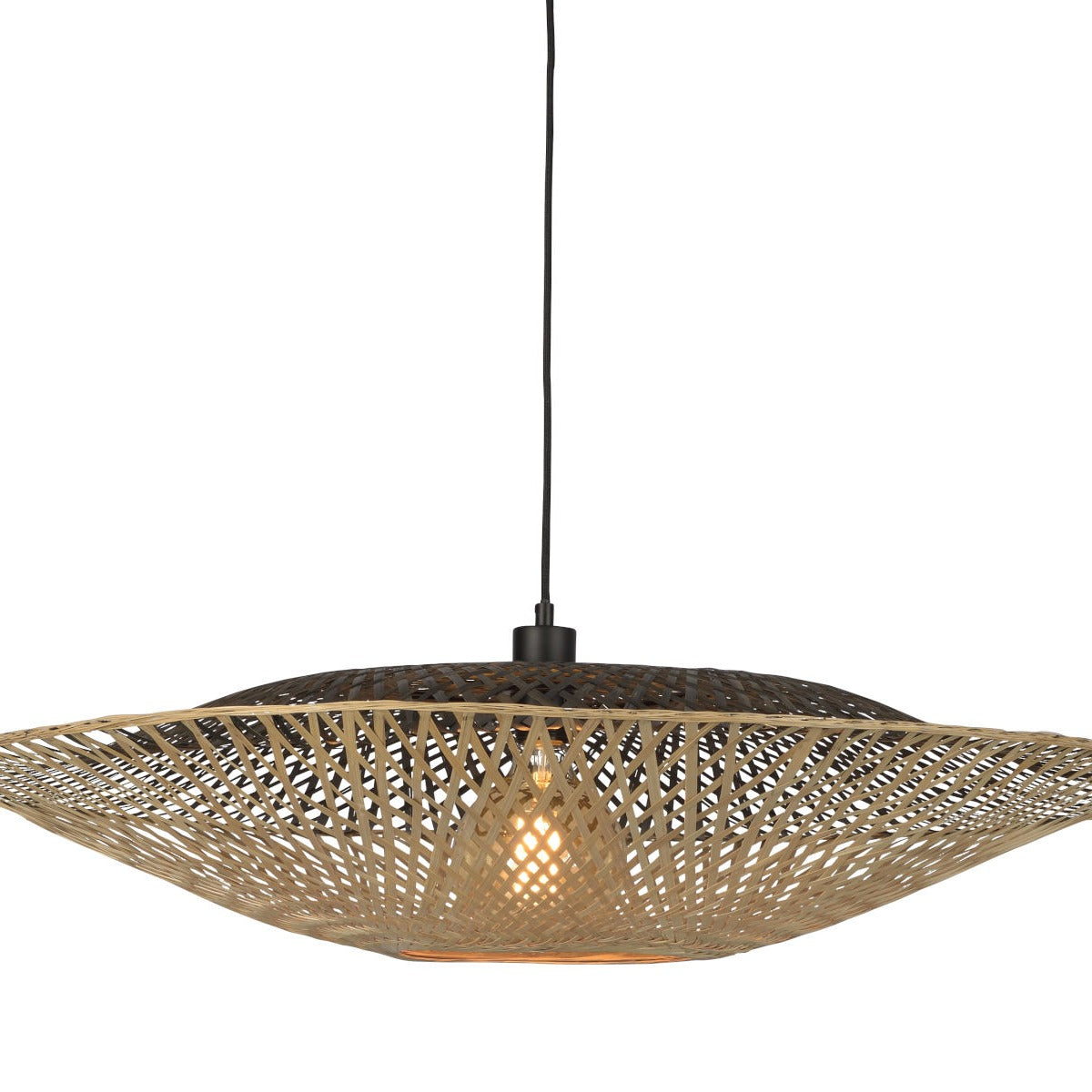 Kalimantan- Hanglamp - Bamboe - Large