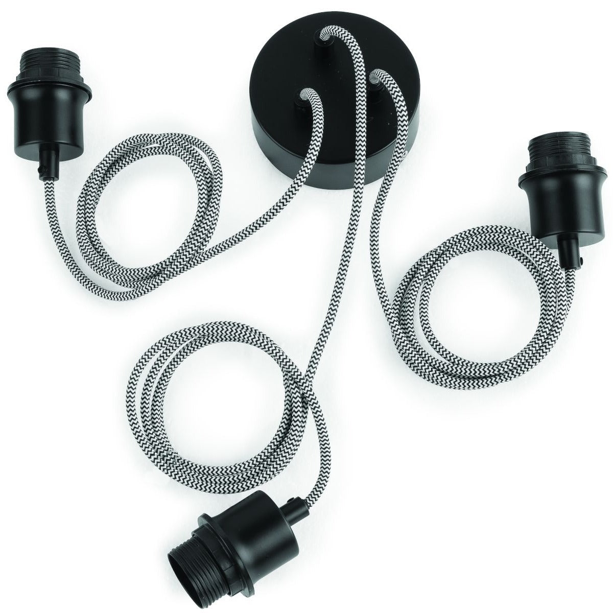 Kalimantan- Hanglamp - Bamboe - 3-kap