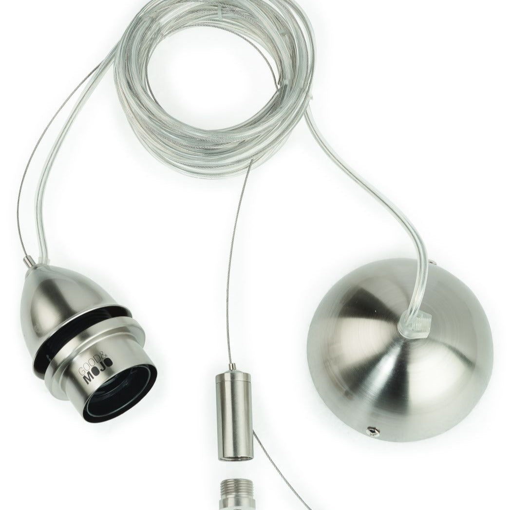 Palawan - Hanglamp - Bamboe - Wit