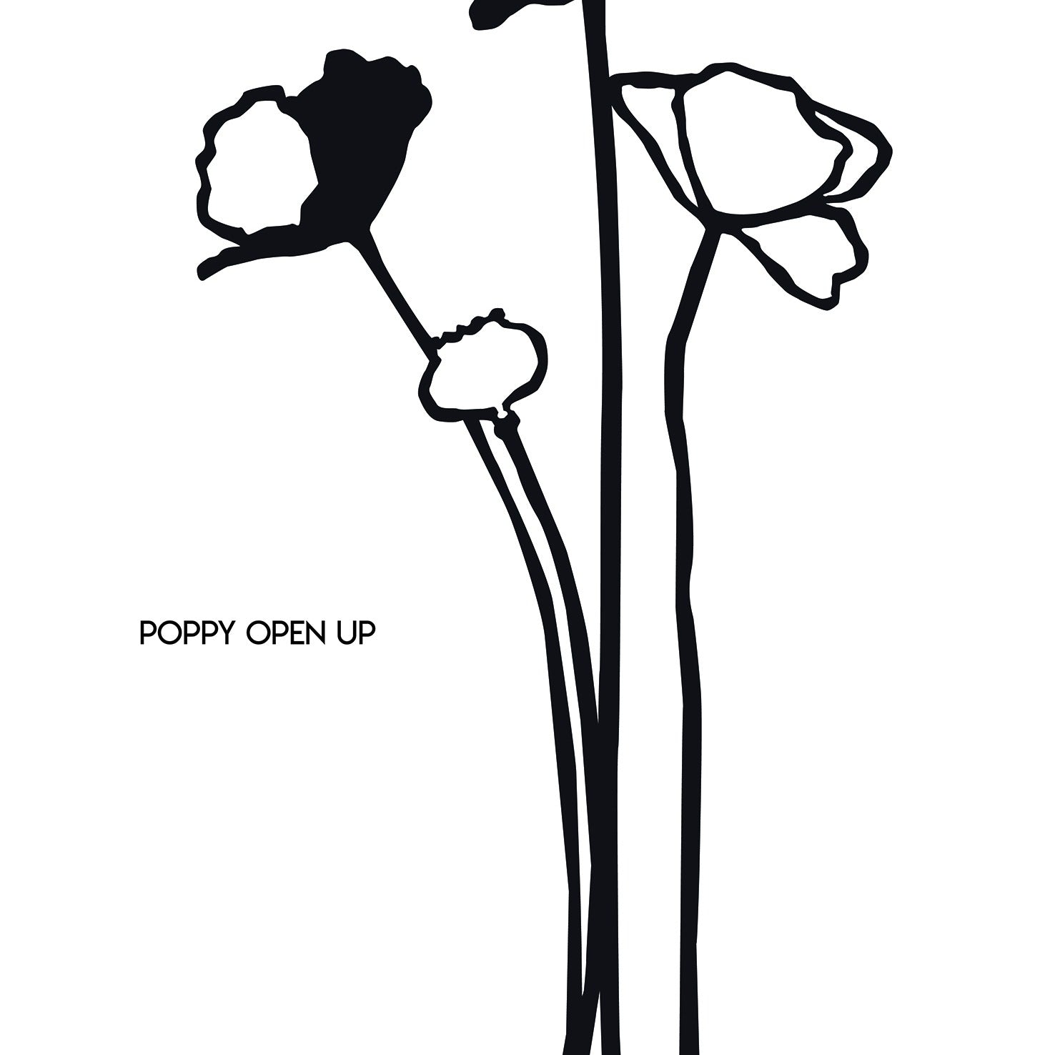 Poppy Open Up | Corten steel sculpture