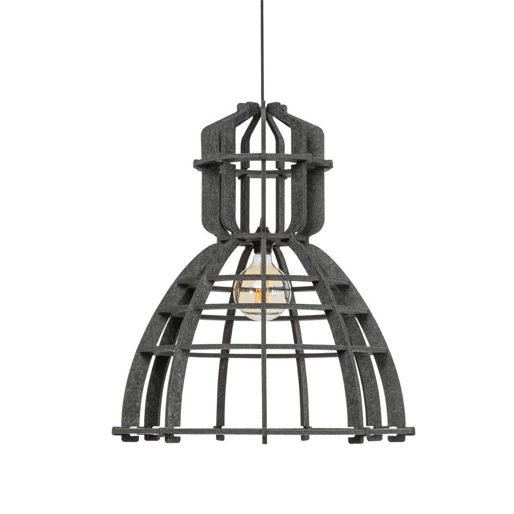 No.19XL hanglamp PET Felt Dark Grey 60cm by Olaf Weller