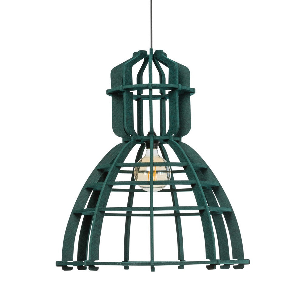 No.19XL hanglamp PET Felt Dark Green 60cm by Olaf Weller