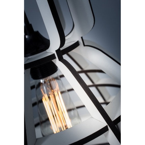 No.19XL industrielamp WIT MDF 60cm by Olaf Weller