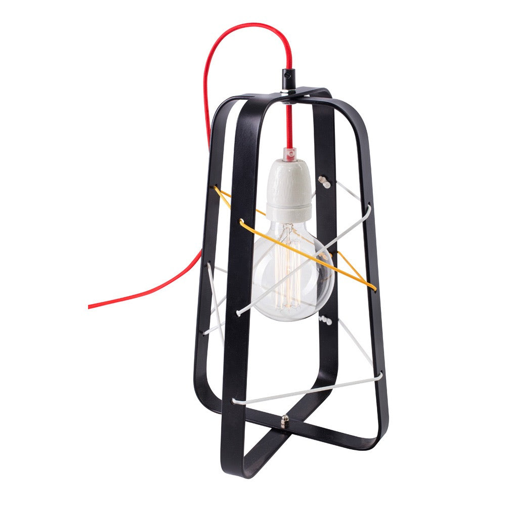 No.31 Tafellamp lichtkooi Medium ZWART