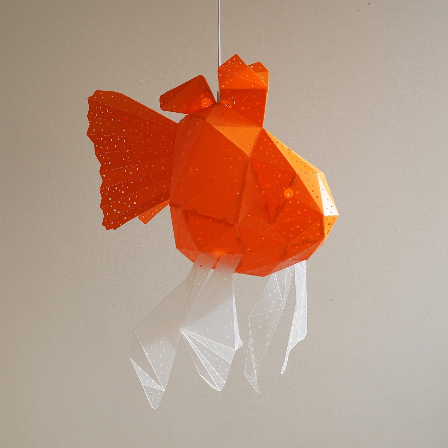 Grote Goudvis Lamp