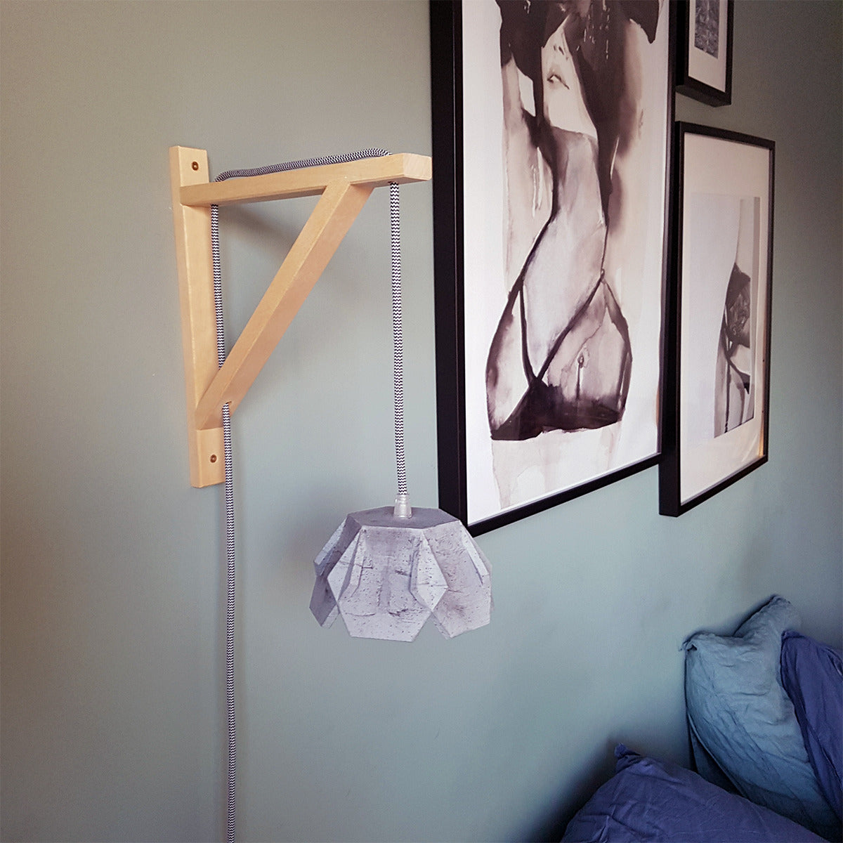 Jill Betonnen Hanglamp Grijs