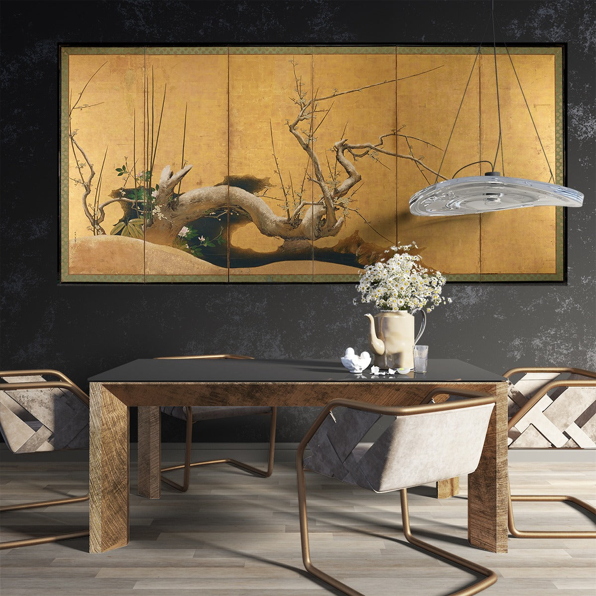 Japanse Art Print - Plum Tree 17e eeuw