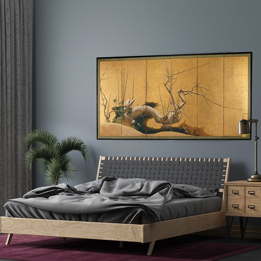 Japanse Art Print - Plum Tree 17e eeuw