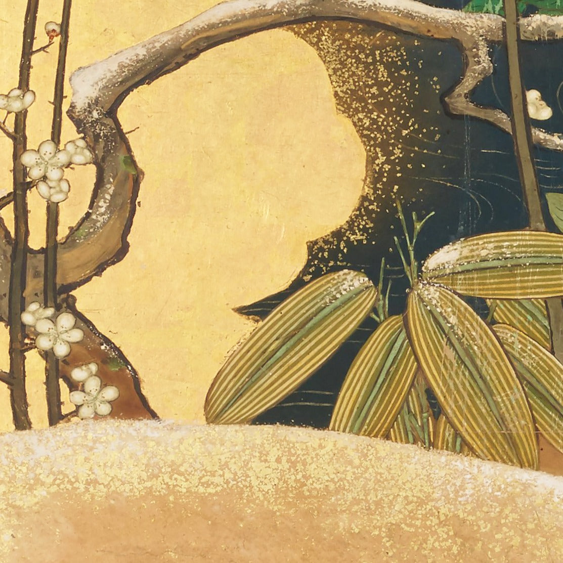 Japanse Art Print - Plum Tree 17e eeuw