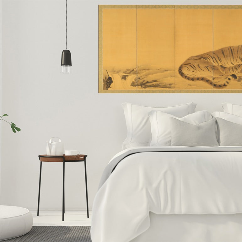 Japanse Art Print - Tiger 1895