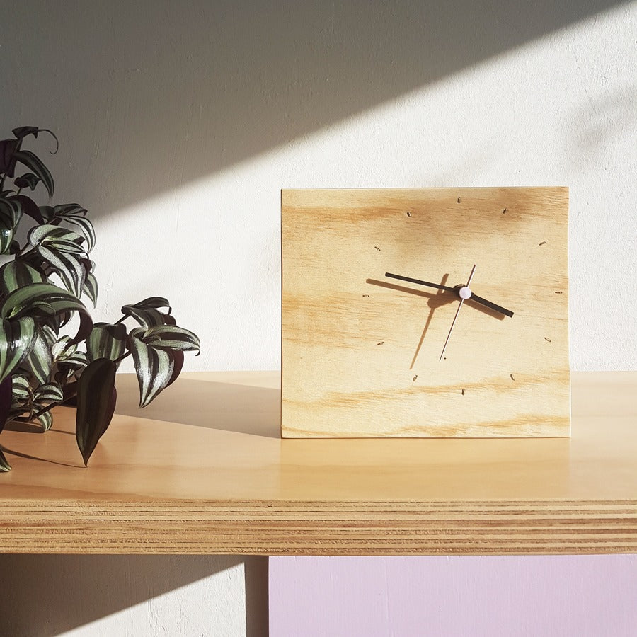 Multiplex klok rechthoekig