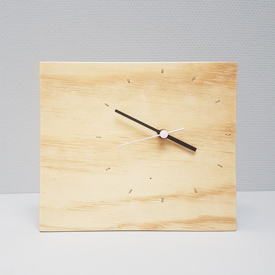 Multiplex klok rechthoekig