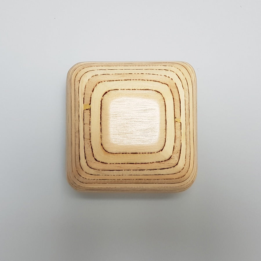 Wandknoppen van multiplex