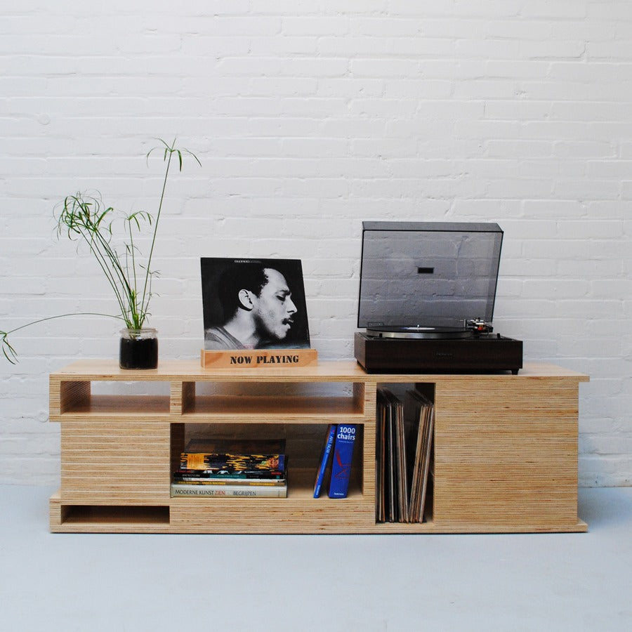 Tv meubel en platen kast