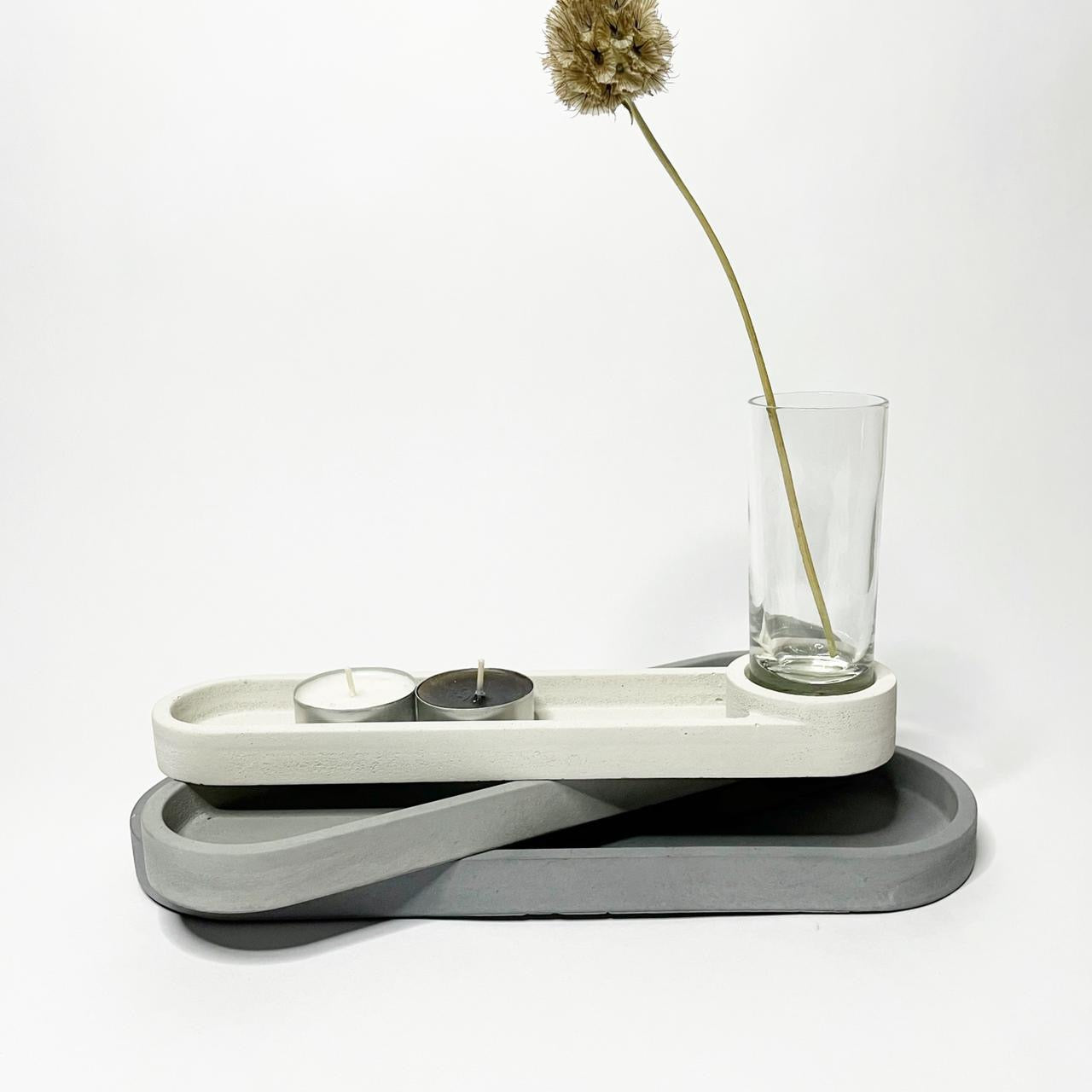 Kleine set ovaal mini-vaas